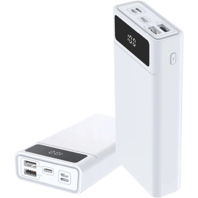 Батарея универсальная Blow 40000mAh, PD/20W, QC/3.0, inp:Micro-USB/USB-C, out:USB-A*2/USB-C, white (PB40AW) (U0752395)