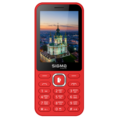 Мобильный телефон Sigma X-style 31 Power Type-C Red (4827798855058) (U0760881)