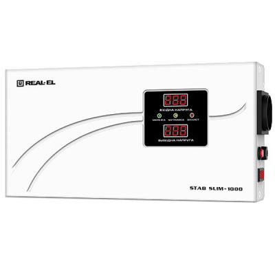 Стабілізатор REAL-EL STAB SLIM-1000, white (EL122400007) (U0218580)