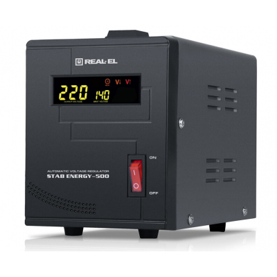 Стабилизатор REAL-EL STAB ENERGY-500 (EL122400011) (U0449609)