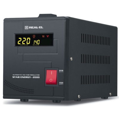 Стабілізатор REAL-EL STAB ENERGY-2000 (EL122400013) (U0506833)