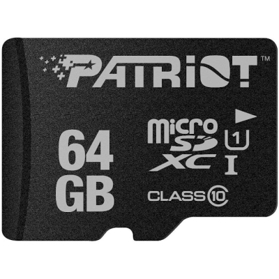 Карта памяти Patriot 64GB microSD class10 UHS-I (PSF64GMDC10) (U0696583)