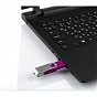 USB флеш накопичувач eXceleram 32GB P1 Series Silver/Purple USB 2.0 (EXP1U2SIPU32) (U0302959)