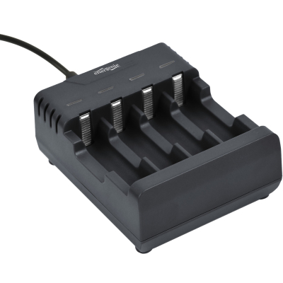 Зарядний пристрій для акумуляторів EnerGenie inputMicro-USB(5В/2А), Ni-MH/Ni-CD, AA/AAA (BC-USB-01) (U0736830)