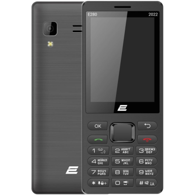 Мобильный телефон 2E E280 2022 Dual SIM Black (688130245210) (U0756300)