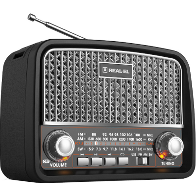 Портативний радіоприймач REAL-EL X-520 Black (U0778199)