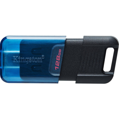 USB флеш накопичувач Kingston DataTraveler 80 M Blue/Black (DT80M/128GB) (U0788304)