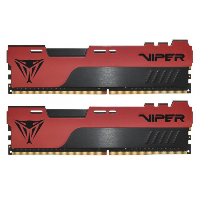 Модуль памяти для компьютера DDR4 16GB (2x8GB) 3200 MHz Viper Elite II Red Patriot (PVE2416G320C8K) (U0565754)