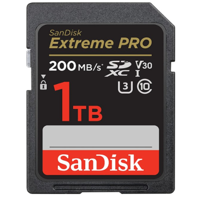 Карта памяти SanDisk 1TB SD class 10 UHS-I U3 V30 Extreme PRO (SDSDXXD-1T00-GN4IN) (U0746506)