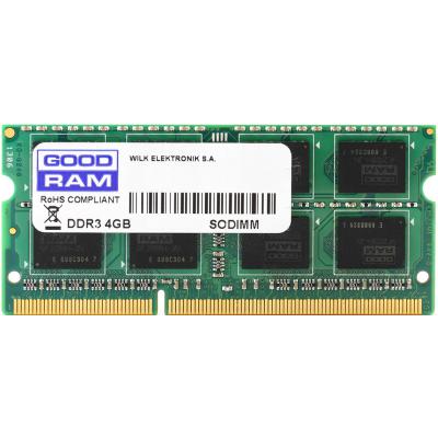 Модуль пам'яті для ноутбука SoDIMM DDR3 8GB 1600 MHz Goodram (GR1600S364L11/8G) (U0035412)