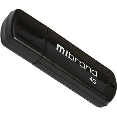 USB флеш накопичувач Mibrand 32GB Grizzly Black USB 2.0 (MI2.0/GR32P3B) (U0538153)