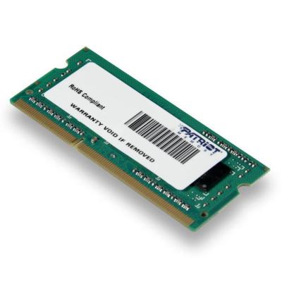 Модуль памяти для ноутбука SoDIMM DDR3L 4GB 1600 MHz Patriot (PSD34G1600L81S) (U0200596)