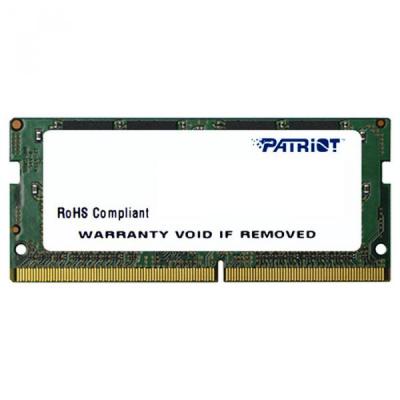 Модуль пам'яті для ноутбука SoDIMM DDR4 8GB 2400 MHz Patriot (PSD48G240081S) (U0255269)