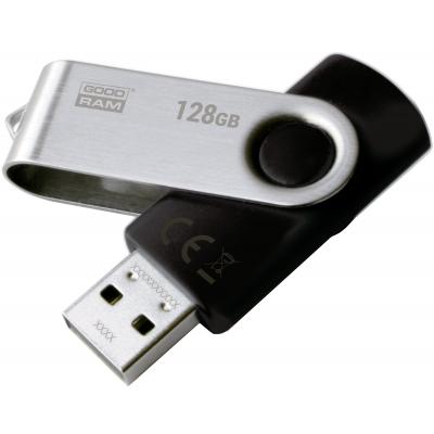 USB флеш накопичувач Goodram 128GB UTS2 Twister Black USB 2.0 (UTS2-1280K0R11) (U0213163)