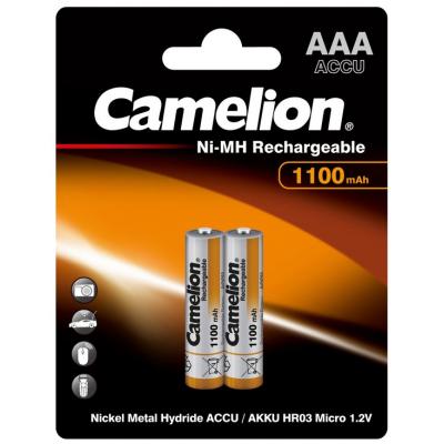 Аккумулятор Camelion AAA 1100mAh Ni-MH * 2 R03-2BL (NH-AAA1100BP2) (U0507273)