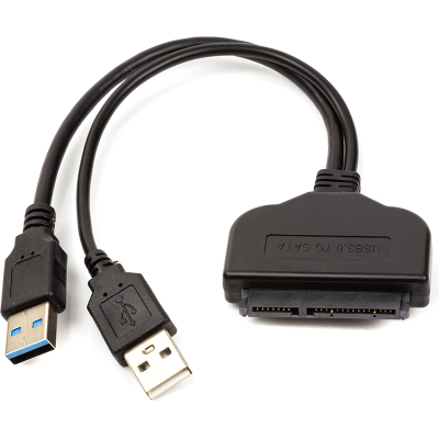 Перехідник 2*USB 3.0 to SATA III, 15 cm PowerPlant (CA913138) (U0654733)