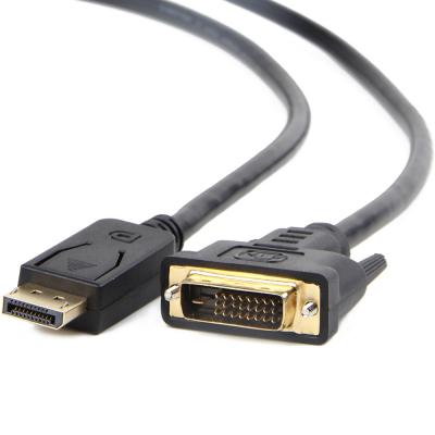 Кабель мультимедийный Display Port to DVI 24+1pin, 1.8m Cablexpert (CC-DPM-DVIM-1.8М) (U0169586)