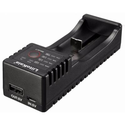 Зарядное устройство для аккумуляторов Liitokala 1 Slot, LED дисплей, USB, Li-ion/Ni-MH/Ni-Cd/AA/ААA/AAAA/С (Lii-100) (U0507384)