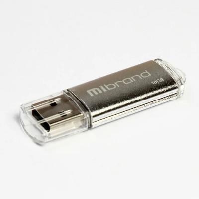 USB флеш накопичувач Mibrand 16GB Cougar Silver USB 2.0 (MI2.0/CU16P1S) (U0534520)