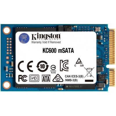 Накопичувач SSD mSATA 256GB Kingston (SKC600MS/256G) (U0517834)