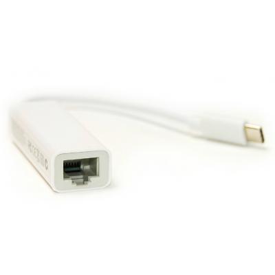 Переходник PowerPlant USB Type C -> RJ45, 12см (DV00DV4067) (U0226689)