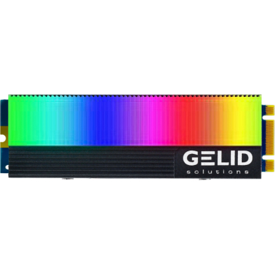 Радіатор охолодження Gelid Solutions GLINT ARGB M.2 2280 SSD (M2-RGB-01) (U0797315)