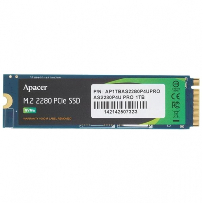 Накопитель SSD M.2 2280 1TB Apacer (AP1TBAS2280P4UPRO-1) (U0606303)