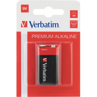 Батарейка Verbatim Крона Alcaline 9V * 1 (49924) (U0141384)