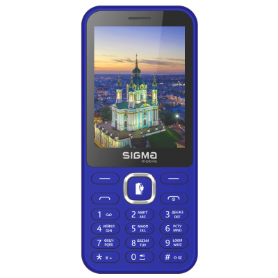Мобильный телефон Sigma X-style 31 Power Type-C Blue (4827798855027) (U0760878)