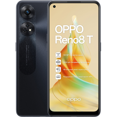 Мобильный телефон Oppo Reno8 T 8/128GB Midnight Black (OFCPH2481_BLACK) (U0778631)