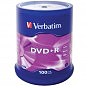 Диск DVD Verbatim 4.7Gb 16X CakeBox 100шт (43551) (K0000822)