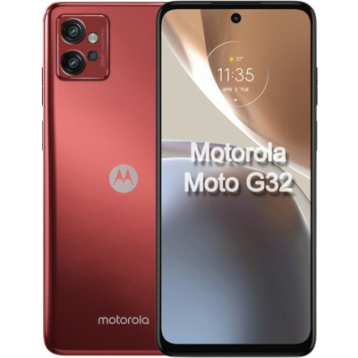 Мобильный телефон Motorola G32 6/128GB Satin Maroon (PAUU0040RS) (U0826014)