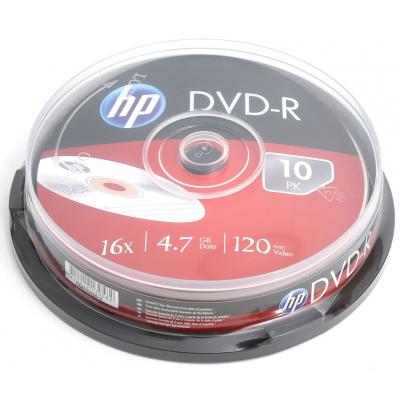 Диск DVD HP DVD-R 4.7GB 16X 10шт (69315/DME00026-3) (U0479680)