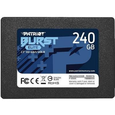 Накопичувач SSD 2.5» 240GB Burst Elite Patriot (PBE240GS25SSDR) (U0500262)