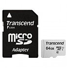 Карта пам'яті Transcend 64GB microSDXC class 10 UHS-I U1 (TS64GUSD300S-A)