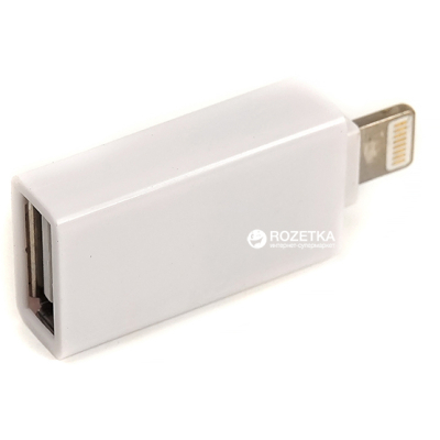 Переходник OTG USB 2.0 to Lightning PowerPlant (CA910403) (U0657481)