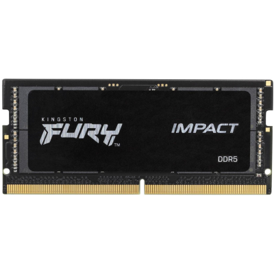 Модуль пам'яті для ноутбука SoDIMM DDR5 16GB 4800 MHz FURY Impact Kingston Fury (ex.HyperX) (KF548S38IB-16) (U0722087)