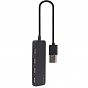 Концентратор Gembird USB 2.0 4 ports black (UHB-U2P4-06) (U0792383)