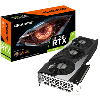 Видеокарта GIGABYTE GeForce RTX3060 12Gb GAMING OC 2.0 LHR (GV-N3060GAMING OC-12GD 2.0) (U0559832)