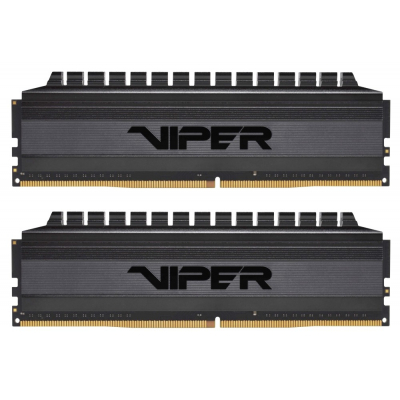 Модуль памяти для компьютера DDR4 16GB (2x8GB) 4000 MHz Viper 4 Blackout Patriot (PVB416G400C9K) (U0603176)