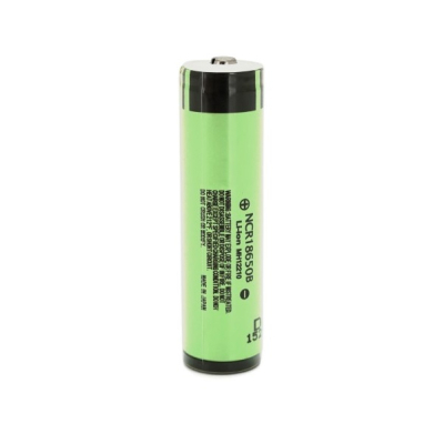 Аккумулятор 18650 Li-Ion NCR18650B TipTop Protected, 3400mAh, 6.8A, 4.2/3.6/2.5V, green Panasonic (NCR18650B-P) (U0730125)