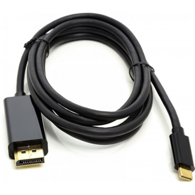 Кабель мультимедійний USB Type-C 3.1 Thunderbolt 3 (M) to DisplayPort (M) 1.8m 4K PowerPlant (CA911844) (U0574022)
