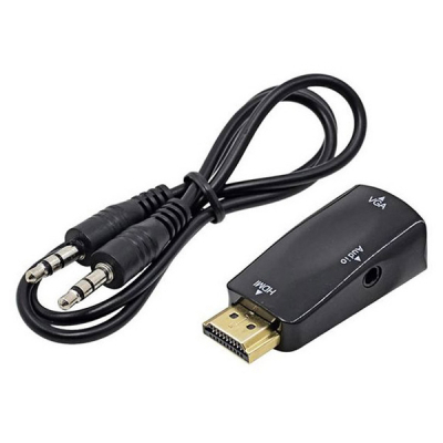 Перехідник ST-Lab HDMI male (PC/laptop) — VGA F(Monitor) (U-991 black) (U0641707)