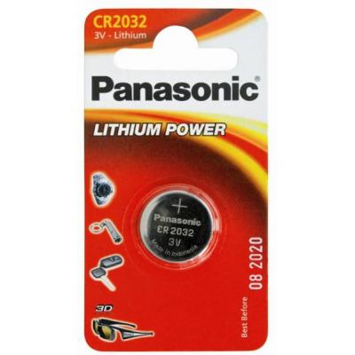Батарейка Panasonic CR 2032 Lithium * 1 (CR-2032EL/1B) (U0141957)
