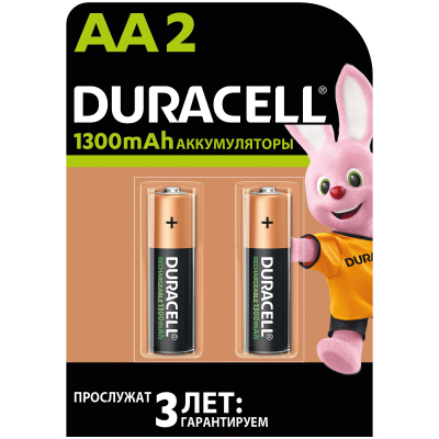Акумулятор Duracell AA HR6 1300mAh * 2 (5000394039186 / 81367175) (U0166532)