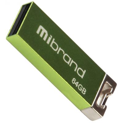 USB флеш накопичувач Mibrand 64GB Сhameleon Light Green USB 2.0 (MI2.0/CH64U6LG) (U0538245)