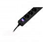 Мережевий подовжувач 2E 5XSchuko з вимикачем, 5м, black (2E-U05ES15M5BK) (U0745164)