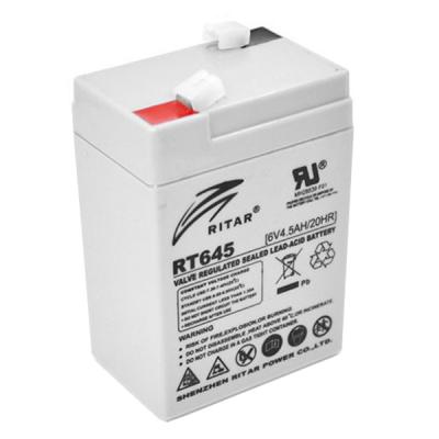 Батарея к ИБП Ritar AGM RT645, 6V-4.5Ah (RT645) (U0126014)