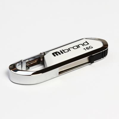 USB флеш накопитель Mibrand 16GB Aligator White USB 2.0 (MI2.0/AL16U7W) (U0534497)