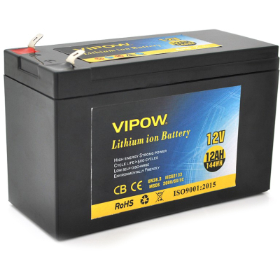 Батарея до ДБЖ Vipow 12V — 12Ah Li-ion (VP-12120LI) (U0844059)